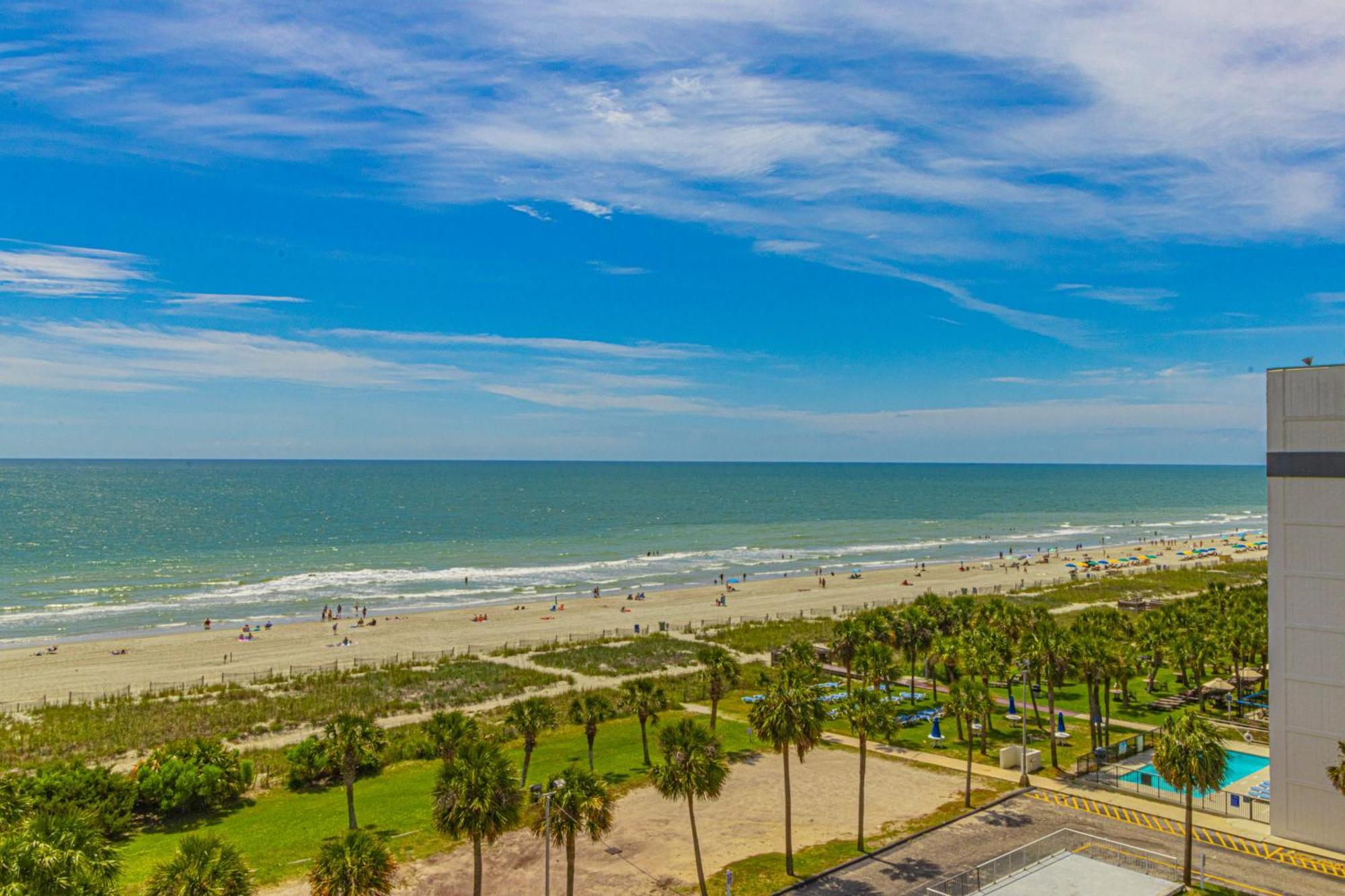 Ocean View Double Suite! Sleeps 4 Meridian Plaza 705 Myrtle Beach Exterior foto