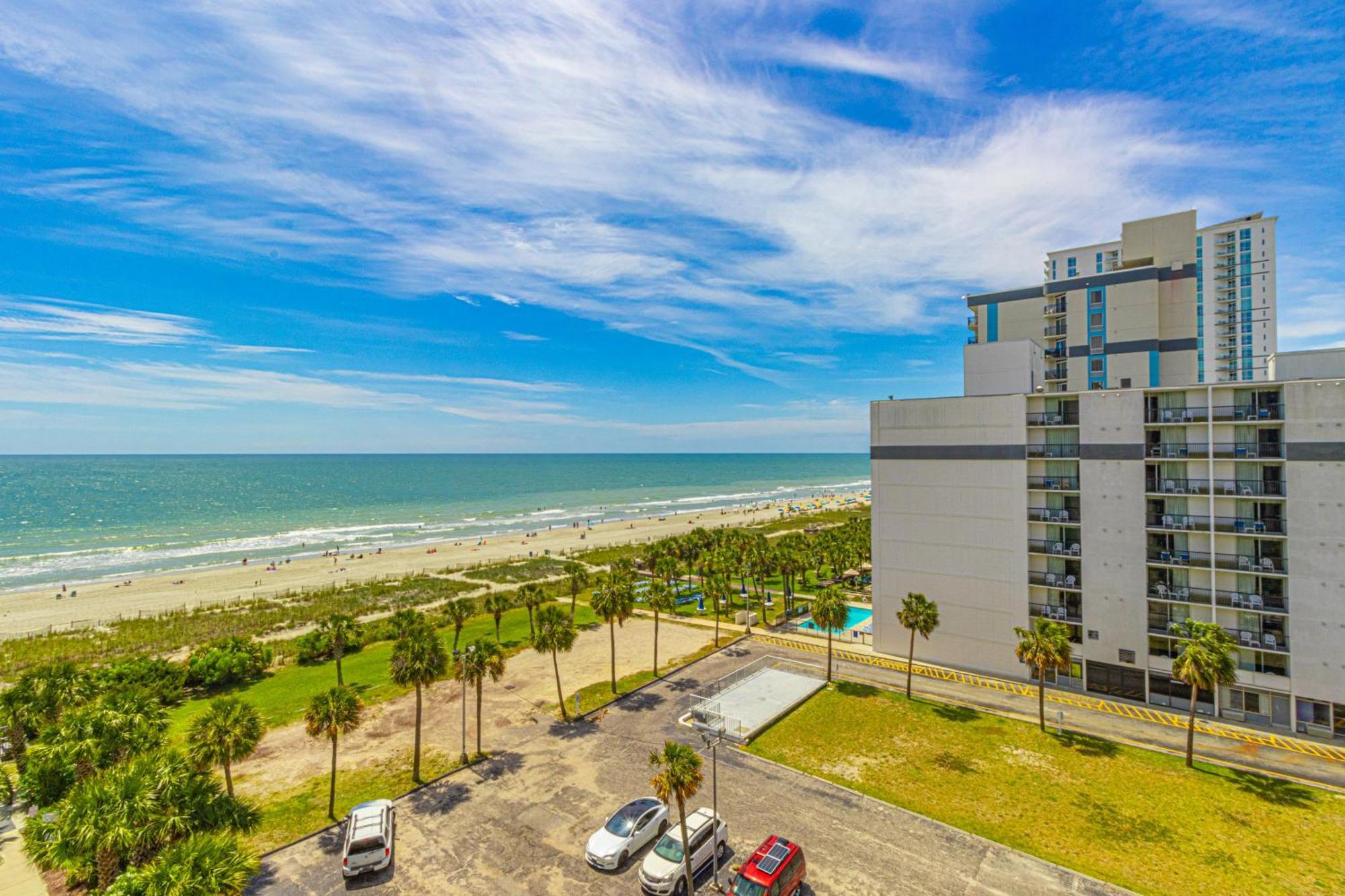 Ocean View Double Suite! Sleeps 4 Meridian Plaza 705 Myrtle Beach Exterior foto