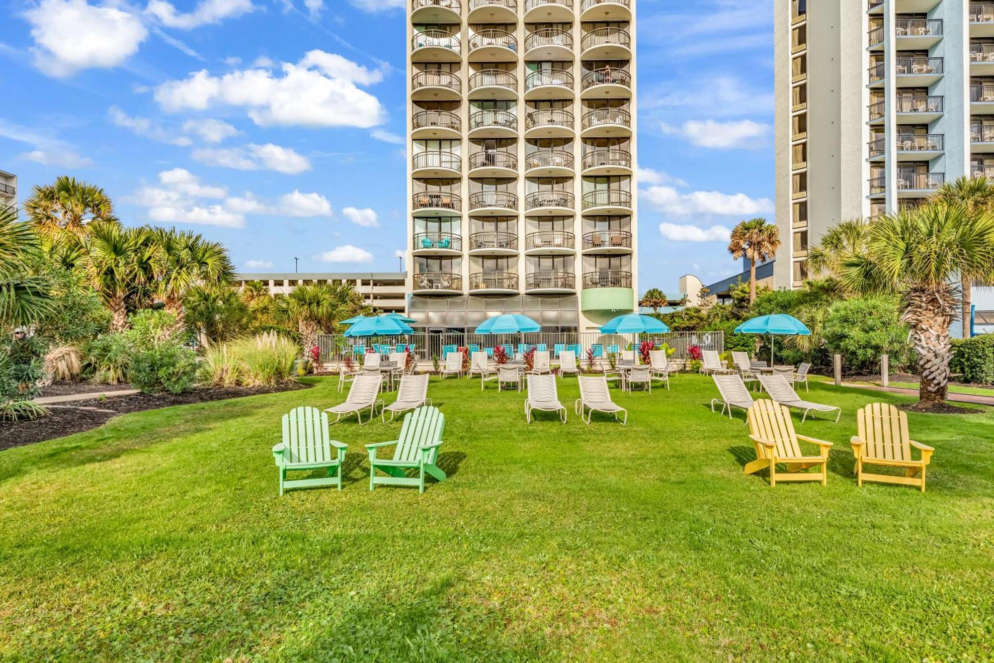 Ocean View Double Suite! Sleeps 4 Meridian Plaza 705 Myrtle Beach Exterior foto
