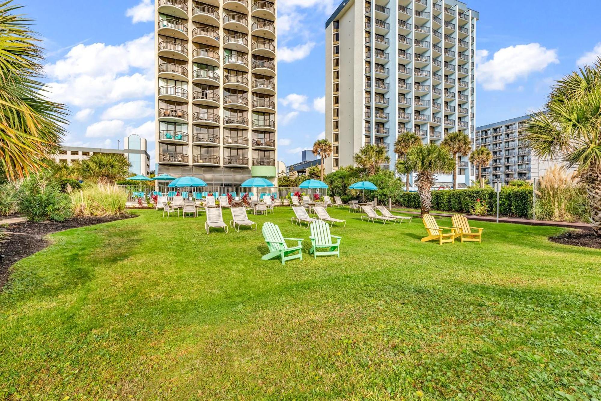 Ocean View Double Suite! Sleeps 4 Meridian Plaza 705 Myrtle Beach Exterior foto