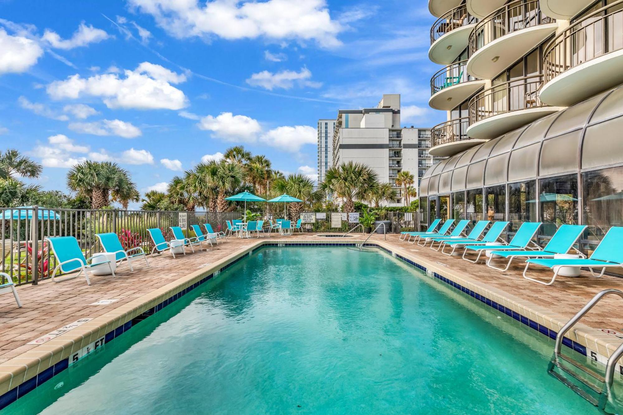 Ocean View Double Suite! Sleeps 4 Meridian Plaza 705 Myrtle Beach Exterior foto