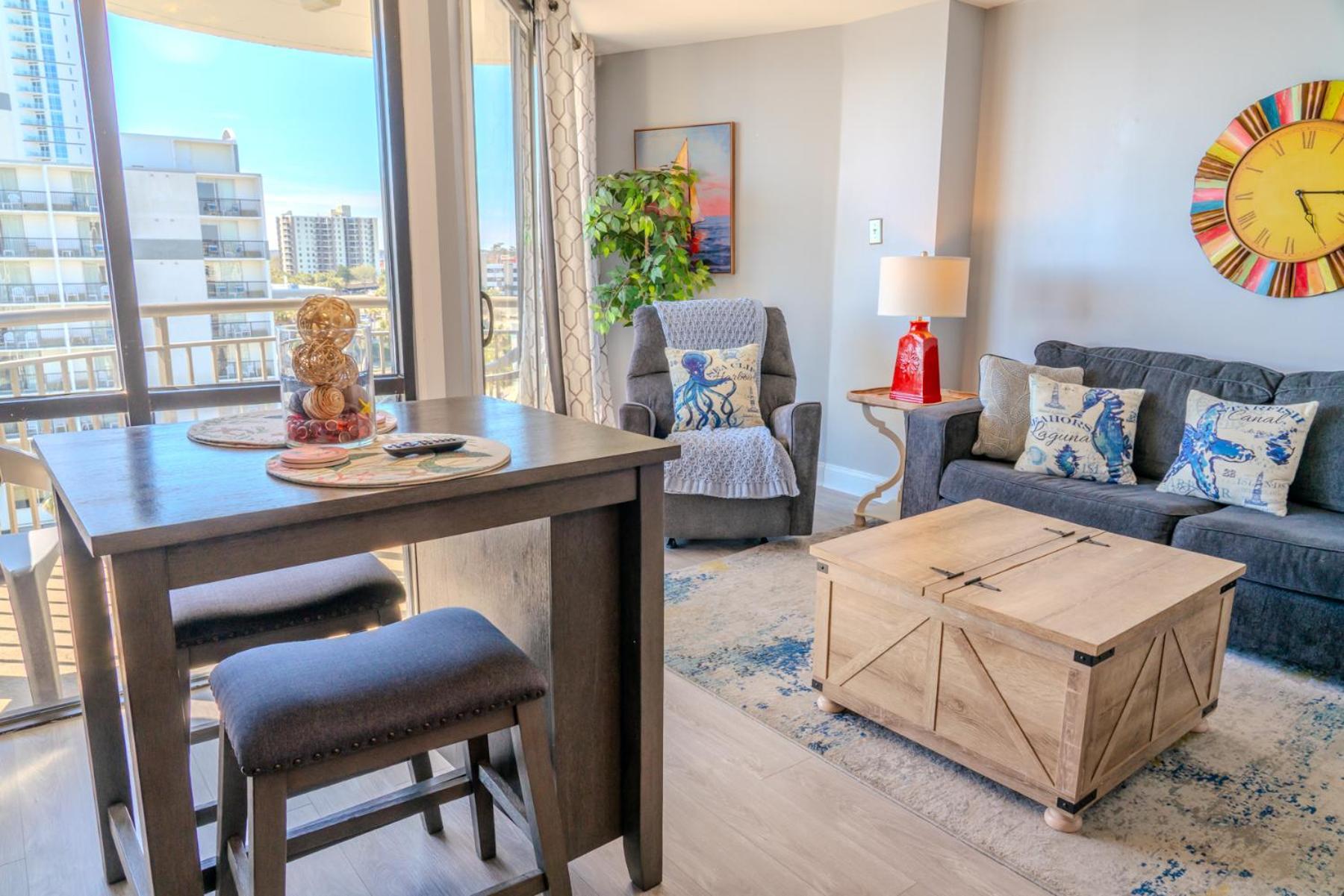 Ocean View Double Suite! Sleeps 4 Meridian Plaza 705 Myrtle Beach Exterior foto